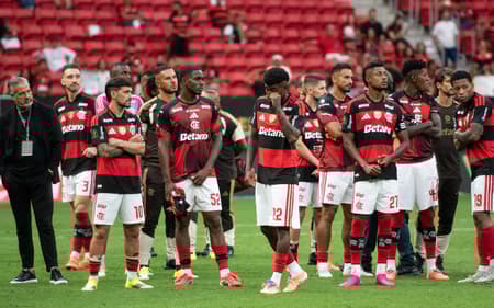 Flamengo perdeu para o Corinthians (Foto: (Foto: DELMIRO DOS SANTOS JUNIOR/Mochila Press/Gazeta Press)