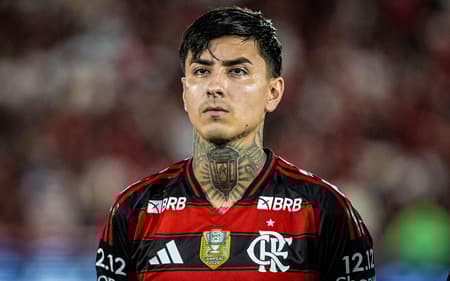 Pulgar em ação pelo Flamengo (Foto: Affonso Andrade/Agência F8/Gazeta Press)