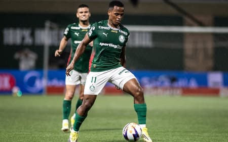 John Arias fez a estreia com a camisa do Palmeiras diante do Capivariano (Foto: Guilherme Veiga/PXIMAGES)