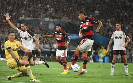 Flamengo x Lanús pela Recopa (Foto: PETER ILICCIEV/AGENCIA ENQUADRAR)