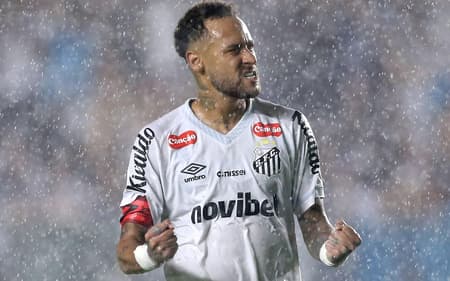 Neymar comemora gol pelo Santos (Foto: Guilherme Dionizio/Código19/Gazeta Press)
