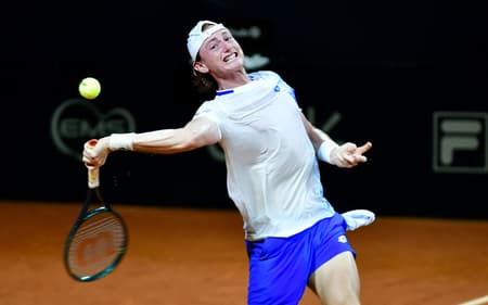 O peruano Ignacio Buse no Rio Open (Foto: João Pires/Fotojump)