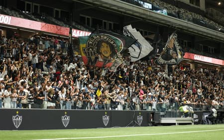 Torcida nas arquibancadas da Arena MRV para acompanhar Atlético-MG x Vitória. (Foto: Daniela Veiga / Atlético)