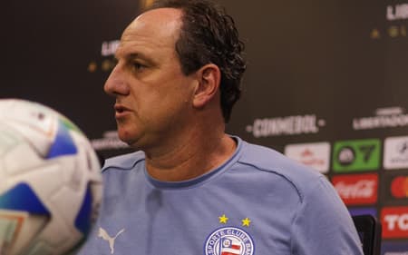 Rogério Ceni após a partida entre Bahia e O'Higgins, pela Copa Libertadores (Foto: Letícia Martins/EC Bahia)