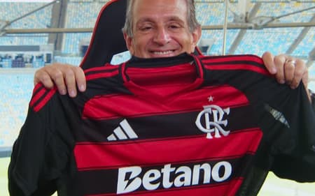 Bap mostra aplicação da logo da Betano no uniforme do Flamengo