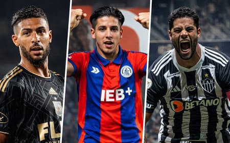 Bouanga, Cuello e Hulk foram nomes do Fluminense na janela (Fotos: Divulgação)