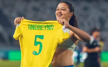 Andreyna, jogadora da Seleção Brasileira feminina sub-17. (Foto: Fábio Souza/CBF)