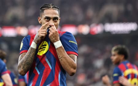 Raphinha - Barcelona x Real Madrid - Supercopa Espanha