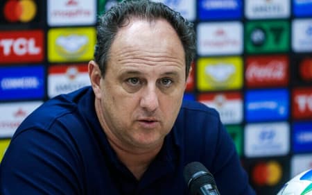 Rogério Ceni em coletiva após partida do Bahia na Copa Libertadores (Foto: divulgação/EC Bahia)