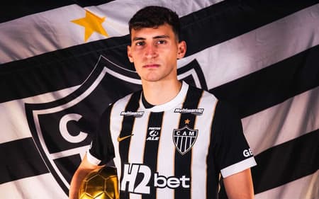 Tomás perez anunciado oficialmente (Foto: Pedro Souza / Atlético)