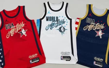 Uniformes do All-Star Game 2026 NBA (Foto: Divulgação)