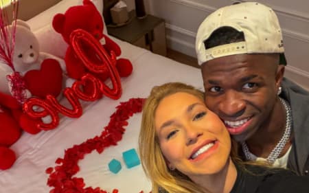 Vini Jr e Virgínia oficializam relacionamento (Foto: Reprodução)