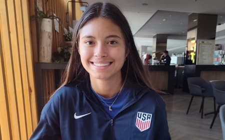 Lara Almeida Tatto integra a seleção dos EUA sub-17 feminina. (Foto: acervo pessoal)