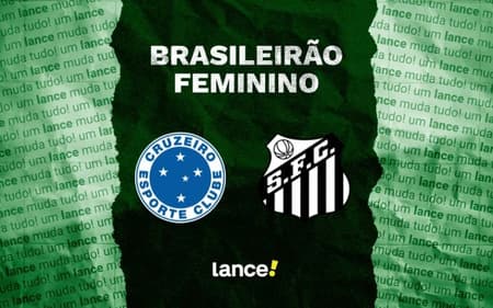 Cruzeiro e Santos duelam pelo Brasileirão Feminino.