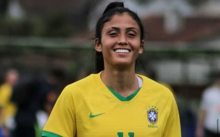Jaque Ribeiro na Seleção Brasileira. (Foto: Divulgação)