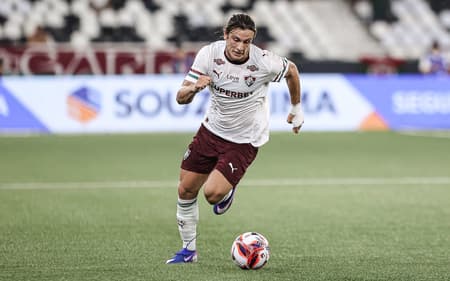 Canobbio em campo na vitória do Fluminense sobre o Vasco, pela semifinal do Carioca (Foto: Lucas Merçon/FFC)