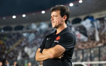 Fernando Diniz na partida entre Vasco e Bahia pelo Brasileirão (Foto: Delmiro dos Santos Junior/Mochila Press/Gazeta Press)