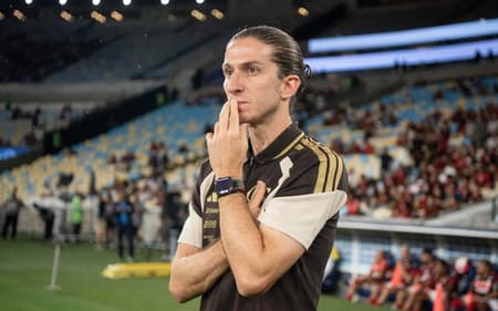 Filipe Luís durante Flamengo x Madureira
