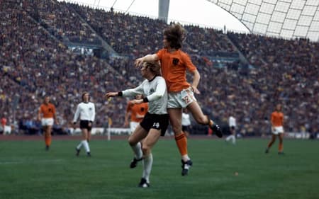 Holanda perdeu a final da Copa do Mundo de 1974 para a Alemanha Ocidental