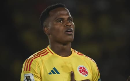 Jhon Arias em ação pela seleção da Colômbia (Foto: Divulgação)