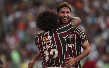 Marcelo e Martinelli em ação pelo Fluminense (Lucas Merçon/ Fluminense FC)