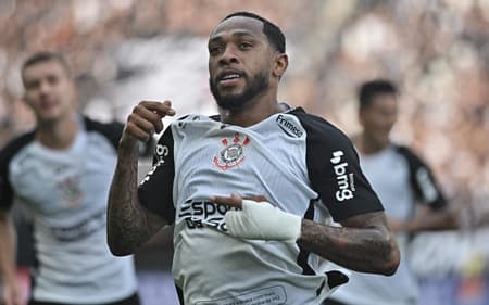 José Martinez comemora gol pelo Corinthians (Foto: Renato Gizzi/E.Fotografia/Gazeta Press)