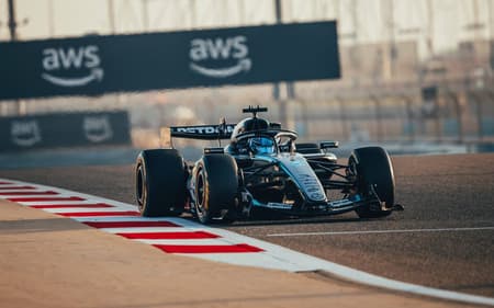 Mercedes nos testes de Bahrein da F1 2026 (Foto: Reprodução/ X)