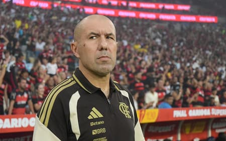 Leonardo Jardim em sua estreia pelo Flamengo (Foto: Clever Felix/TheNews2)