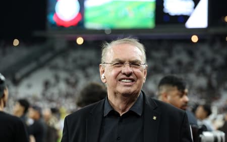 Osmar Stabile, presidente do Corinthians (Foto: Peter Leone/O Fotografico/Gazeta Press)