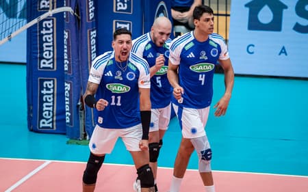 Semifinal do Sul-Americano 2026 - Sada Cruzeiro x Itambé Minas (Foto: Créditos: Agência i7/Sada Cruzeiro)