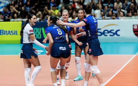 Minas x Sesc RJ Flamengo pela Superliga Feminina 25/26 (Foto: Hedgard Moraes/Minas Tênis Clube)