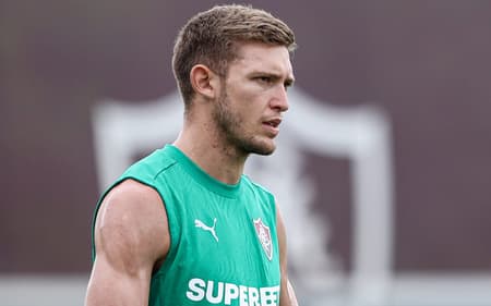 Castillo em treino pelo Fluminense (Foto: Lucas Merçon/ Fluminense FC)