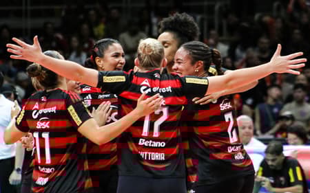 Sesc RJ Flamengo vence Sesi Bauru no returno da Superliga Feminina 25/26 (Foto: Julliana Nascimento/ CRF)