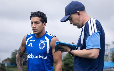 Treino, na Toca 2 (Foto: Gustavo Aleixo/Cruzeiro)