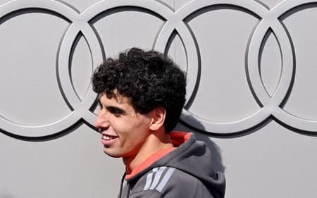 O brasileiro Gabriel Bortoleto às vésperas do GP da Austrália de Fórmula 1 (Foto: WILLIAM WEST / AFP)