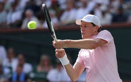 Jannik Sinner na final de Indian Wells contra Medvedev