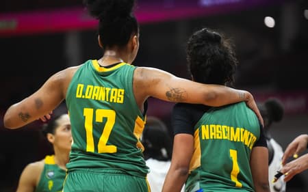 Brasileiras no Brasil x Sudão do Sul nas disputas por vaga no Pré-Mundial feminino de Basquete (Foto: FIBA)