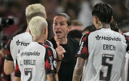 Filipe Luís Flamengo Lanús Recopa