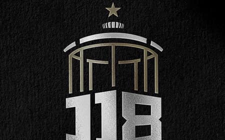 Logomarca 118 anos (reprodução Atlético)