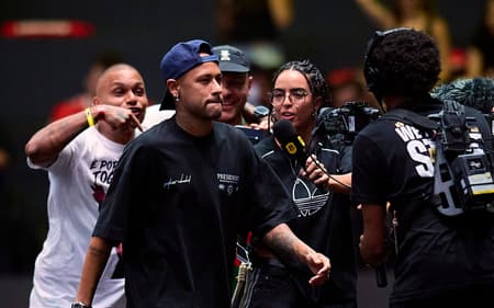 Neymar comemora gol na Kings League Brasil (Foto: Divulgação/ Kings League Brasil)