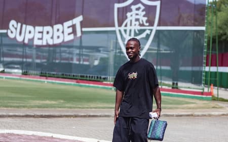 Santi Moreno na reapresentação do Fluminense para 2026
