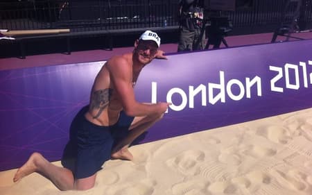 Alison Mamute nas Olimpíadas de Londres 2012 (Foto: Reprodução/ Instagram)