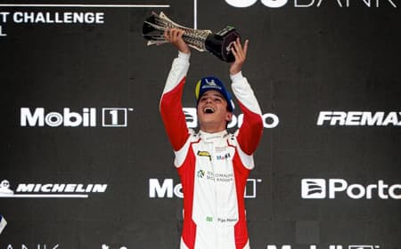 Pipo Massa, filho de Felipe Massa, vence em sua estreia no automobilismo (Foto: Rafa Catelan)