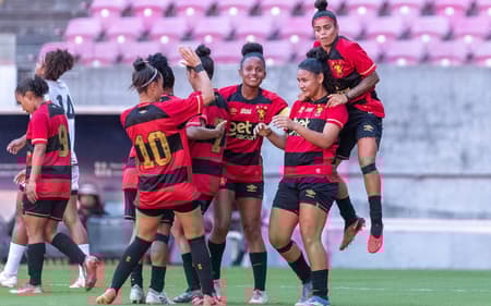 Time feminino do Sport Recife mantém Betnacional como patrocinadora máster. (Foto: Rafael Vieira/ FPF)
