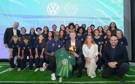 Projeto Estrelas é patrocinado pela Volkswagen e tem parceria com o Wolfsburg. (Foto: Projeto Estrelas/Divulgação)