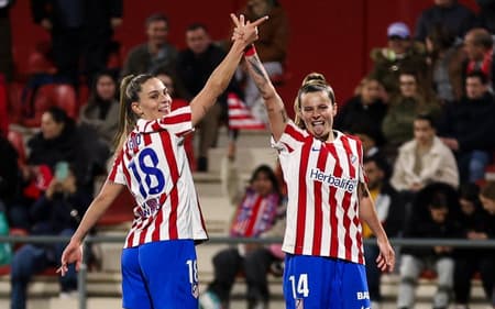 Gio comemora gol pelo Atlético de Madrid contra o Tenerife. (Divulgação)