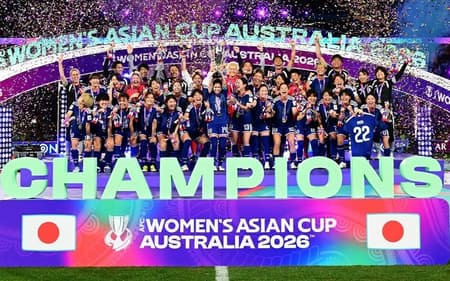 Japão é campeão da Copa da Ásia Feminina. (Divulgação/Federação Japonesa)