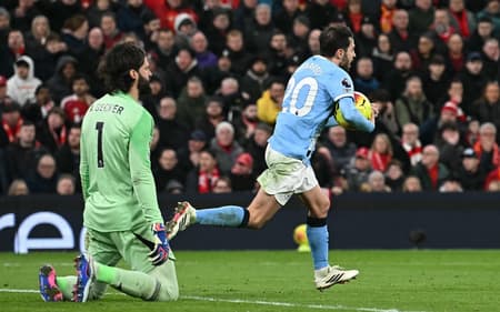 Alisson Becker - Bernardo Silva - Liverpool - Manchester City