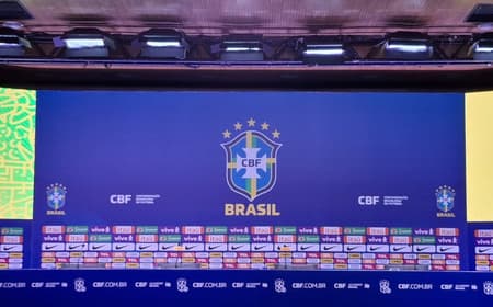 bancada da CBF para convocação da Seleção (Márcio Dolzan/Lance!)