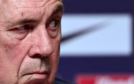 Carlo Ancelotti durante coletiva da Seleção Brasileira